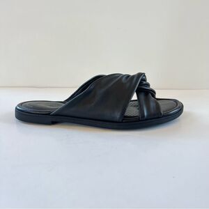 Clark’s Reyna Twist Women's Black Slide Comfort Slip On Slide Sandals SZ 8